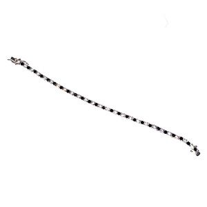 Onyx and Swarovski Crystal Bracelet